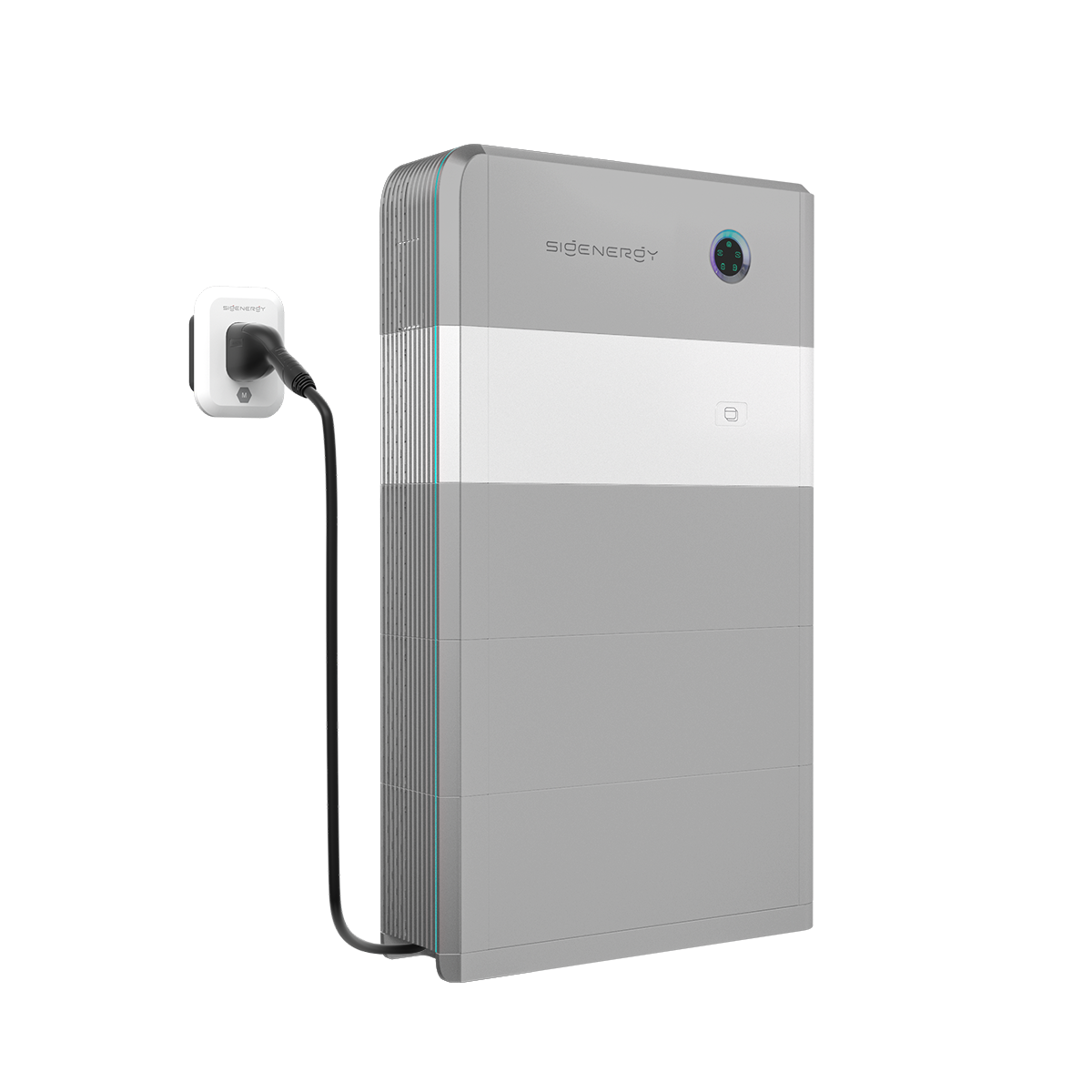 Sigen EV DC charging module in a SigenStor stack with its DC connector